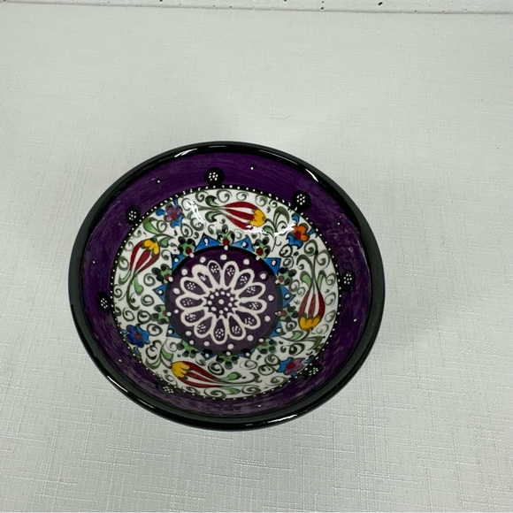 Turkish Handmade Hand Painted Small Trinket Bowl 4.7” - Picture 9 of 13